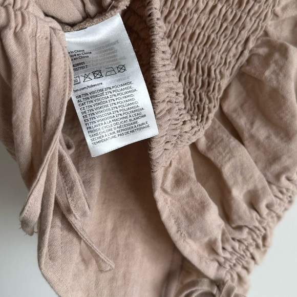 H&M Pink Beige Crop Top XS - Picture 7 of 7